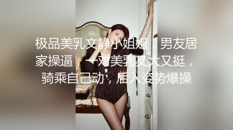 极品美乳文静小姐姐，男友居家操逼，一对美乳又大又挺，骑乘自己动，后入姿势爆操