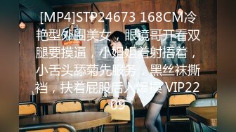 [MP4]STP24673 168CM冷艳型外围美女，眼镜哥开看双腿要摸逼，小姐姐羞射捂着，小舌头舔菊先服务，黑丝袜撕裆，扶着屁股后入爆操 VIP2209