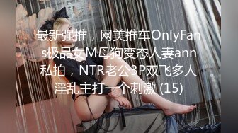 最新强推，网美推车OnlyFans极品女M母狗变态人妻ann私拍，NTR老公3P双飞多人淫乱主打一个刺激 (15)