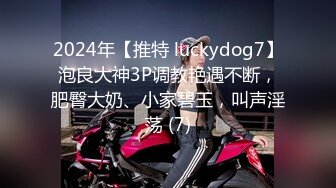 2024年【推特 luckydog7】泡良大神3P调教艳遇不断，肥臀大奶、小家碧玉，叫声淫荡 (7)