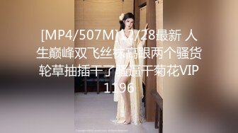 [MP4/507M]12/28最新 人生巅峰双飞丝袜高跟两个骚货轮草抽插干了骚逼干菊花VIP1196