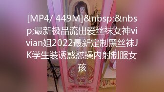 [MP4/ 449M]&nbsp;&nbsp;最新极品流出爱丝袜女神vivian姐2022最新定制黑丝袜JK学生装诱惑怼操内射制服女孩